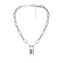 Rock Choker Lock Necklace For Women