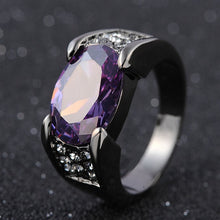 Natural Ruby Obsidian Ring
